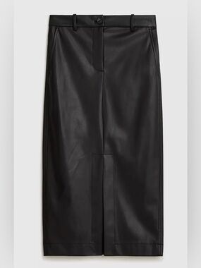 J. Crew Faux Leather Pencil Skirt